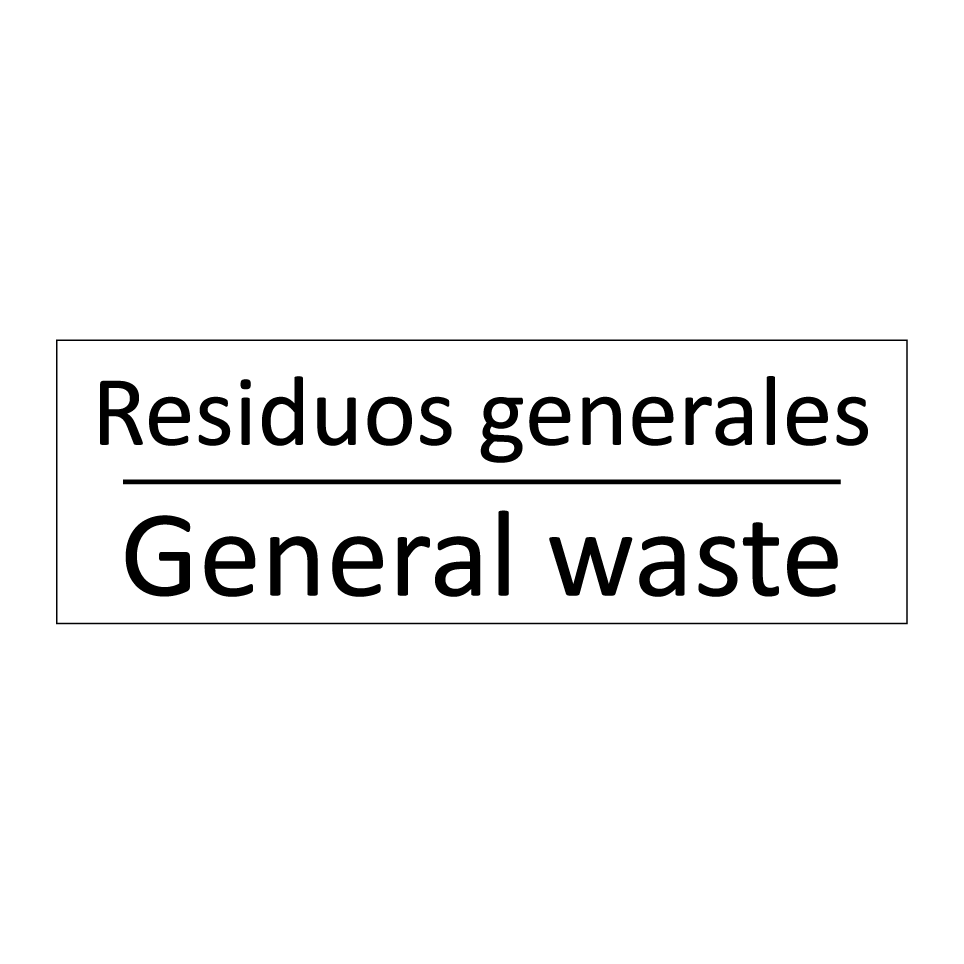 Residuos generales - General waste