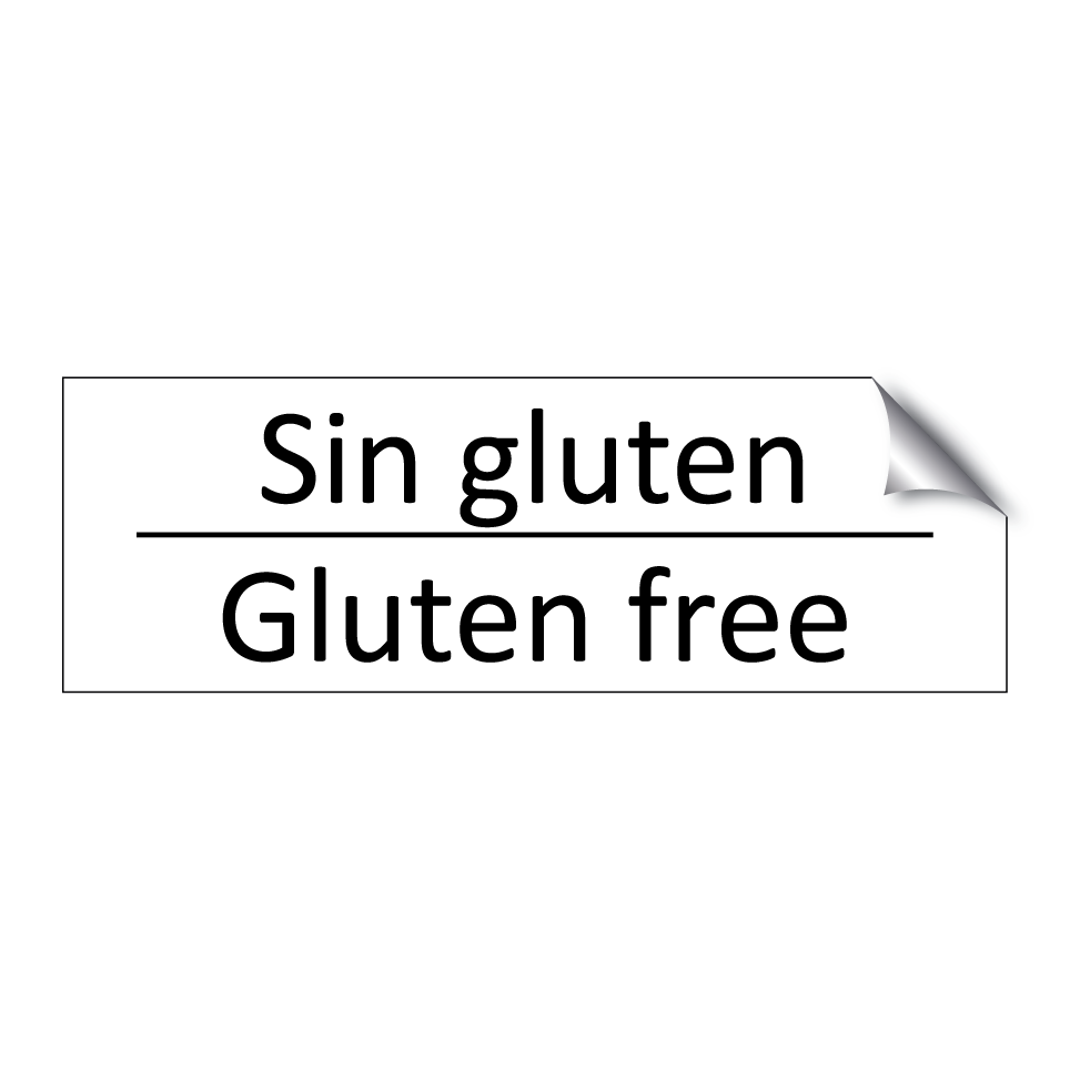 Sin gluten - Gluten free