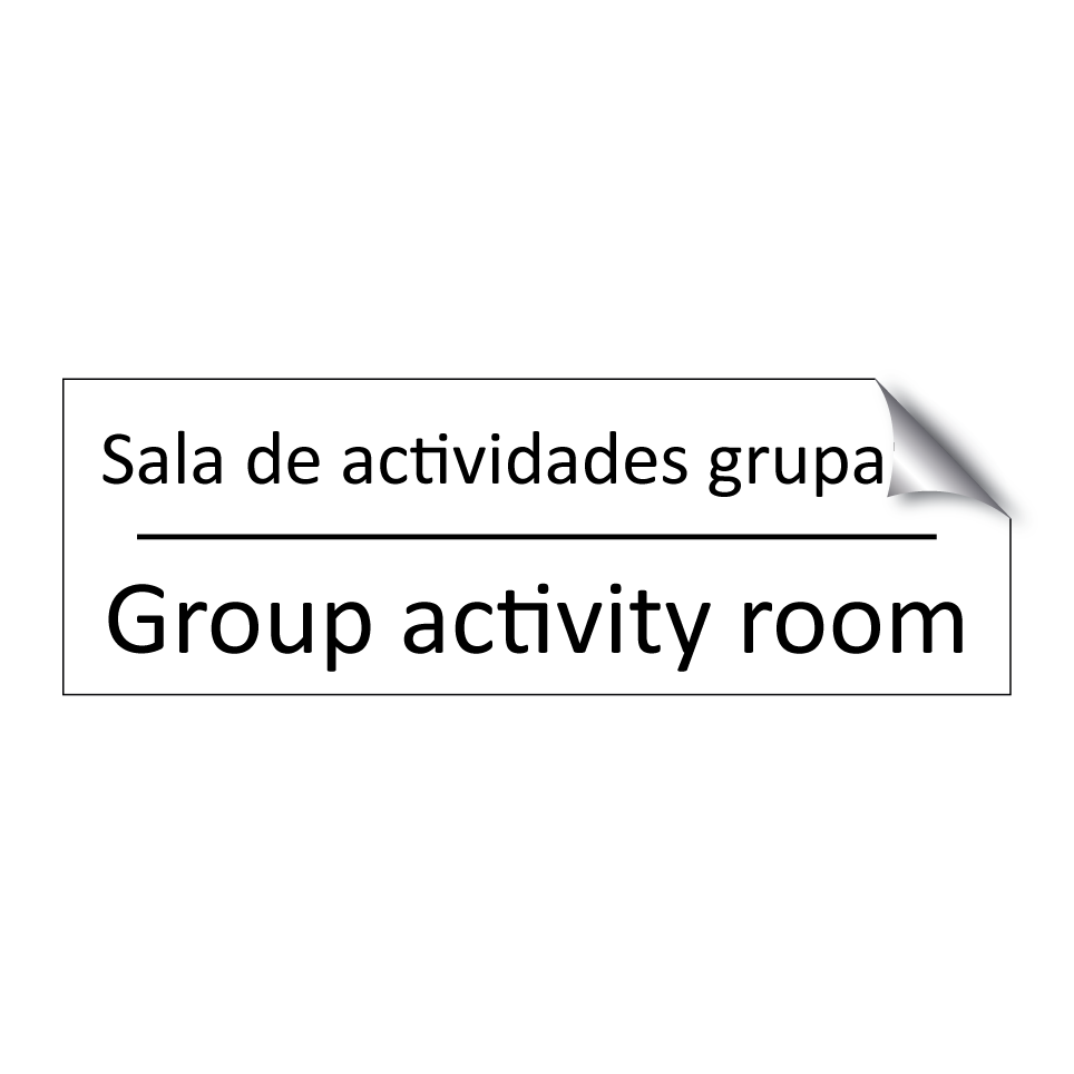 Sala de actividades grupales - Group activity room