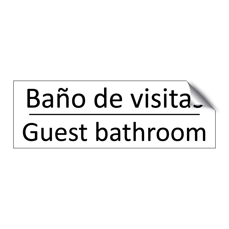 Baño de visitas - Guest bathroom
