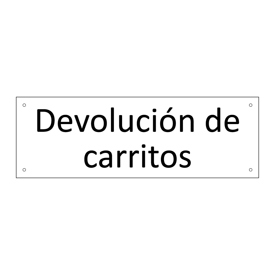 Devolución de carritos