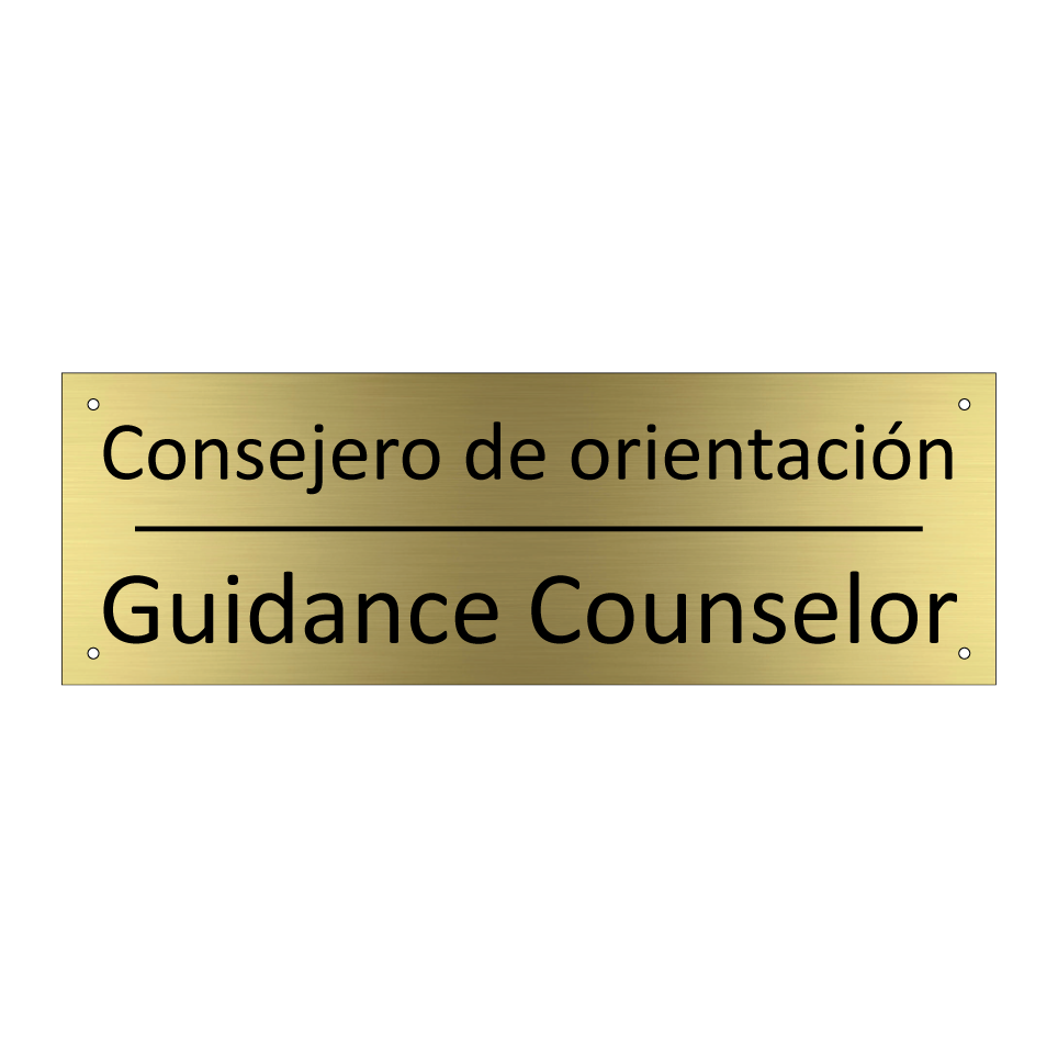Consejero de orientación - Guidance Counselor