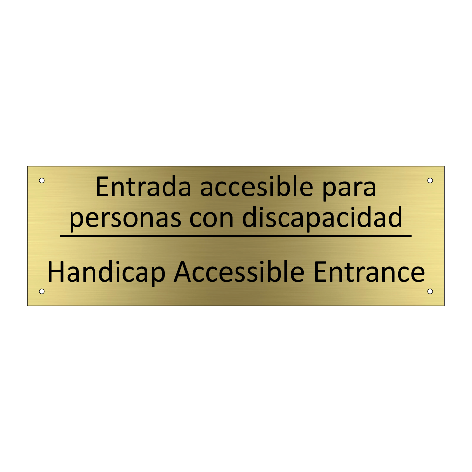 Entrada accesible para /.../ - Handicap Accessible Entrance
