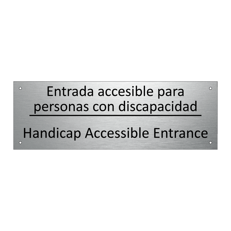 Entrada accesible para /.../ - Handicap Accessible Entrance