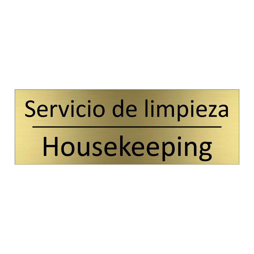 Servicio de limpieza - Housekeeping