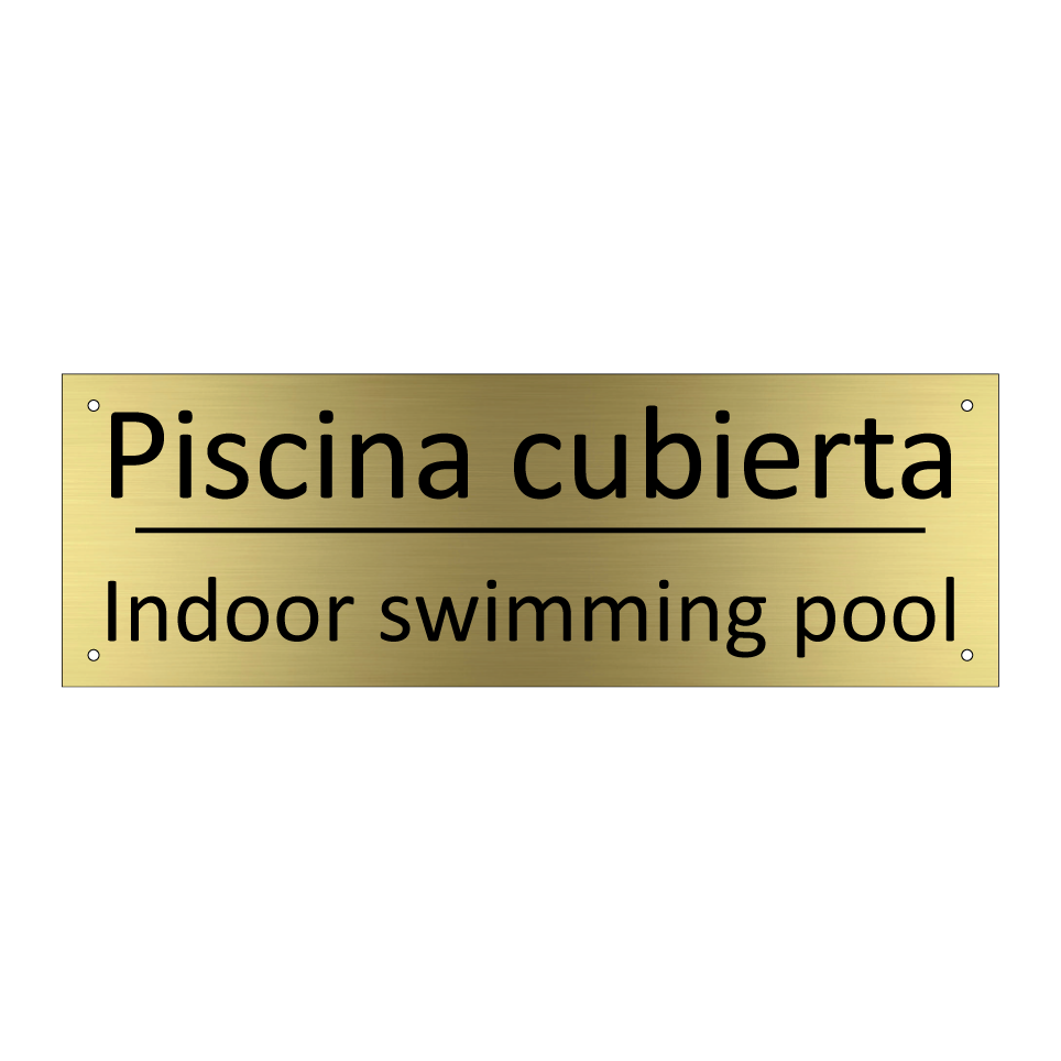 Piscina cubierta - Indoor swimming pool