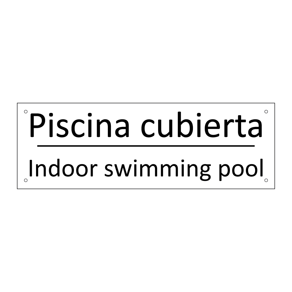 Piscina cubierta - Indoor swimming pool
