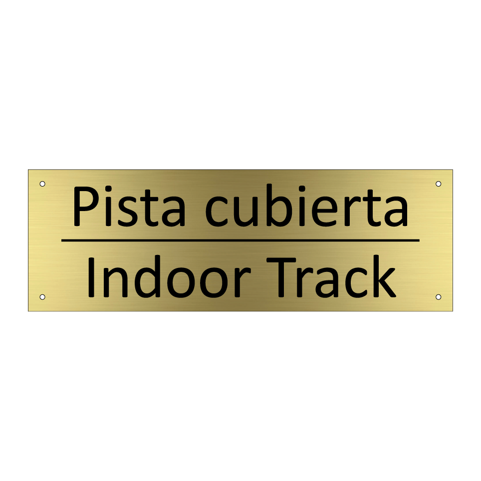 Pista cubierta - Indoor Track