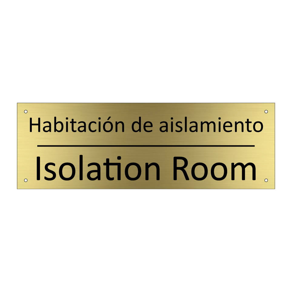 Habitación de aislamiento - Isolation Room