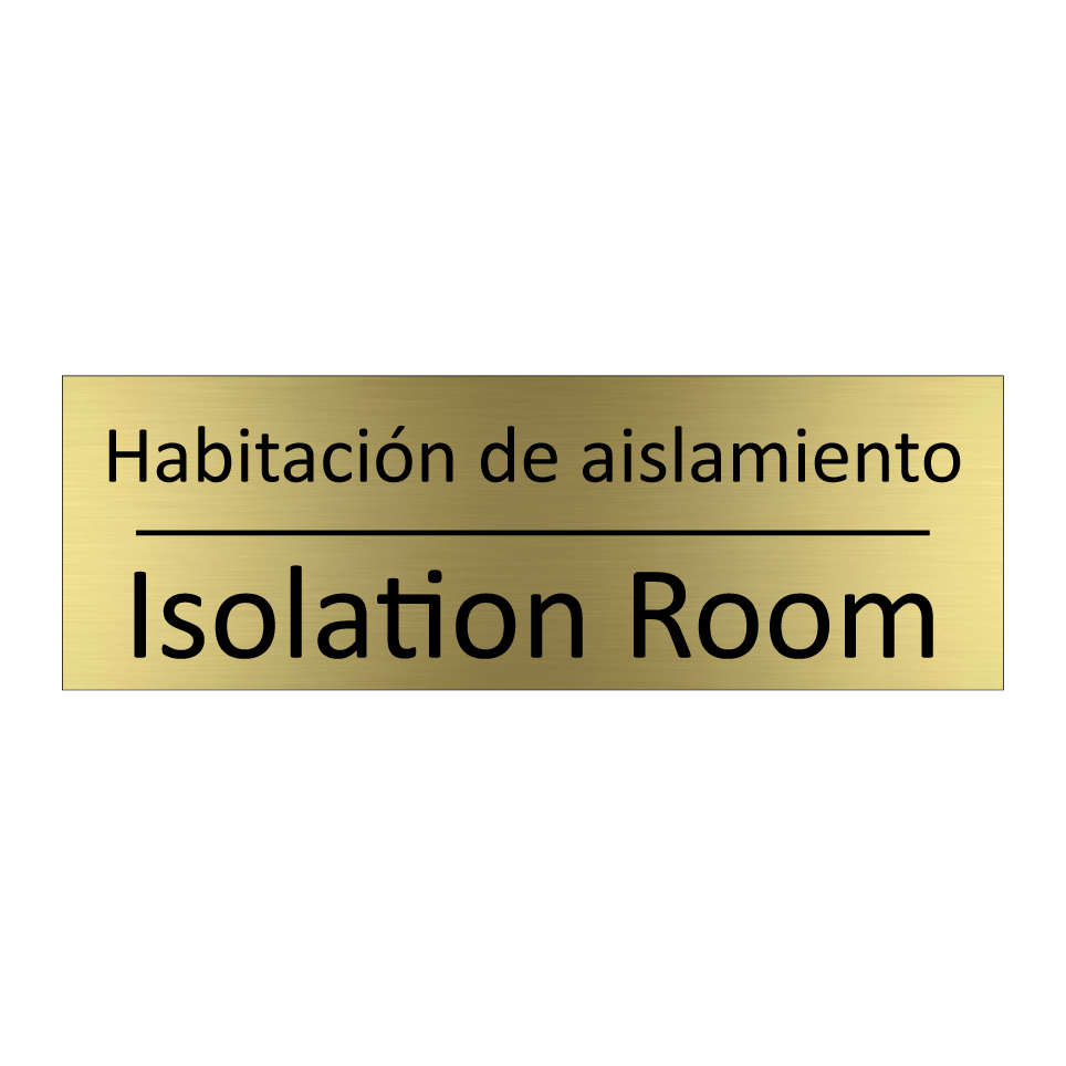Habitación de aislamiento - Isolation Room