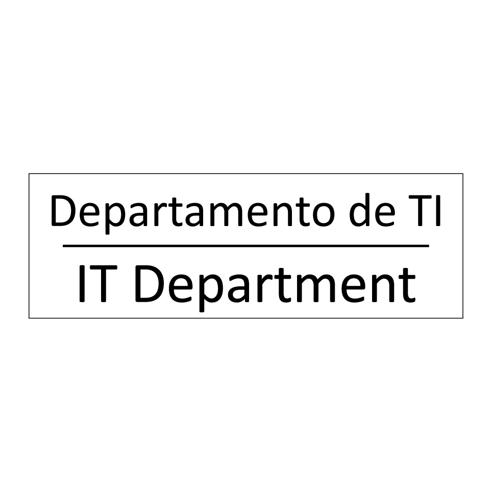 Departamento de TI - IT Department