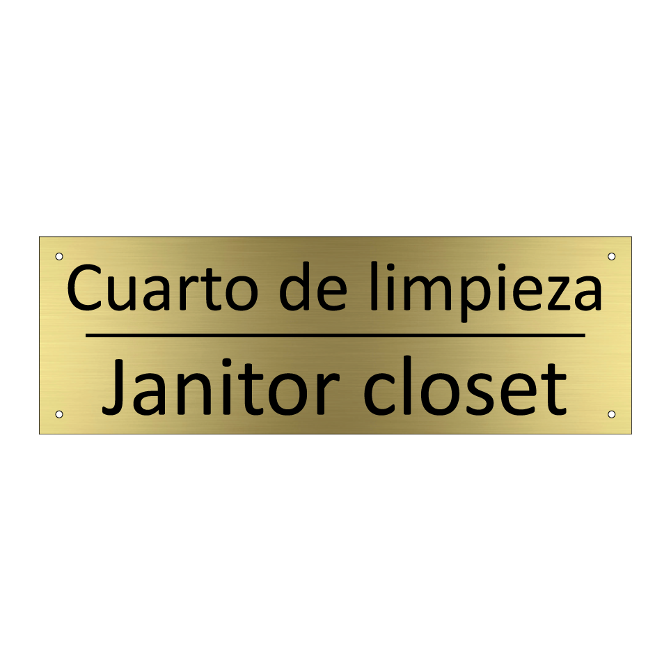 Cuarto de limpieza - Janitor closet