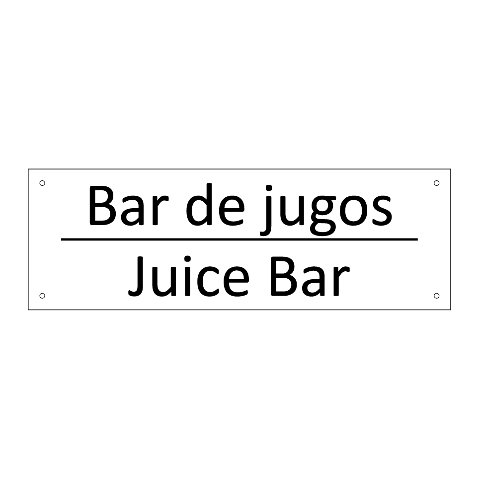 Bar de jugos - Juice Bar