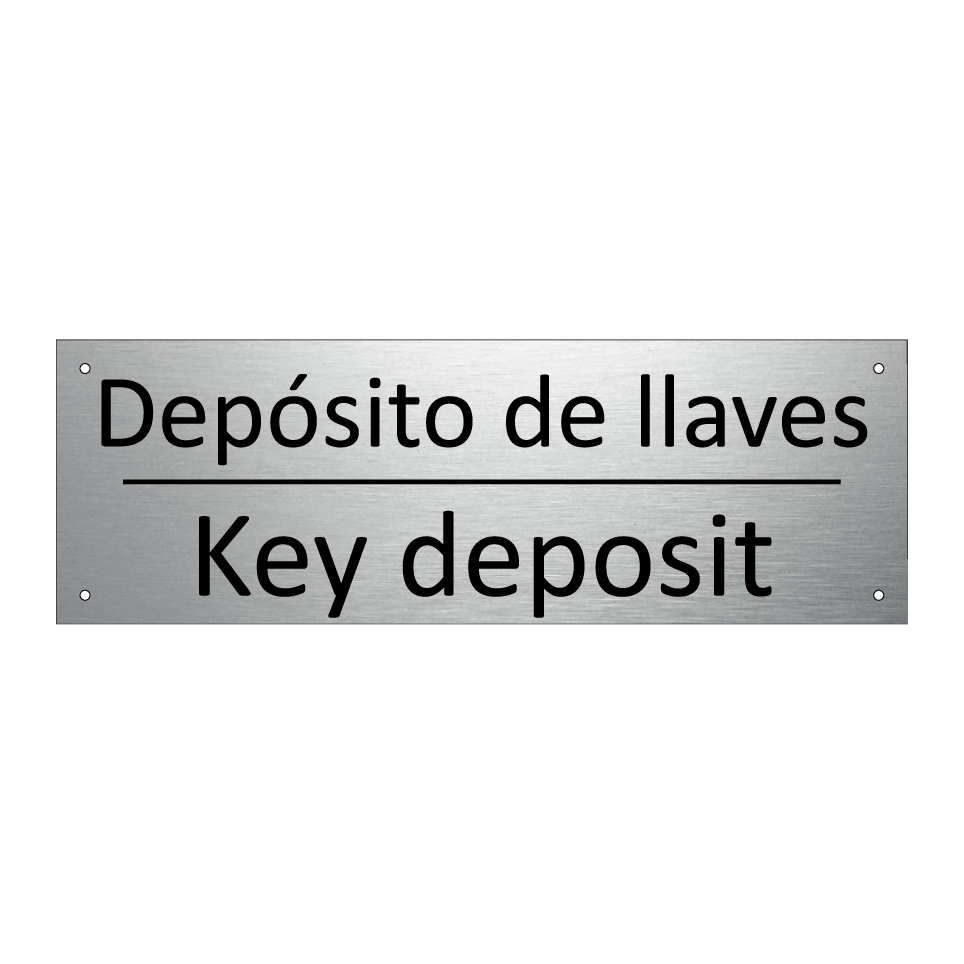 Depósito de llaves - Key deposit