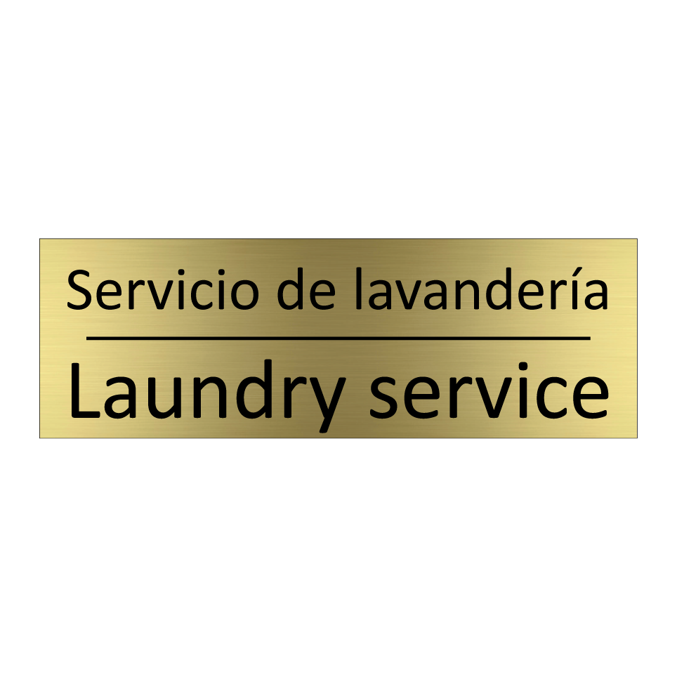 Servicio de lavandería - Laundry service