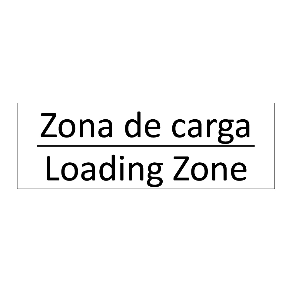 Zona de carga - Loading Zone