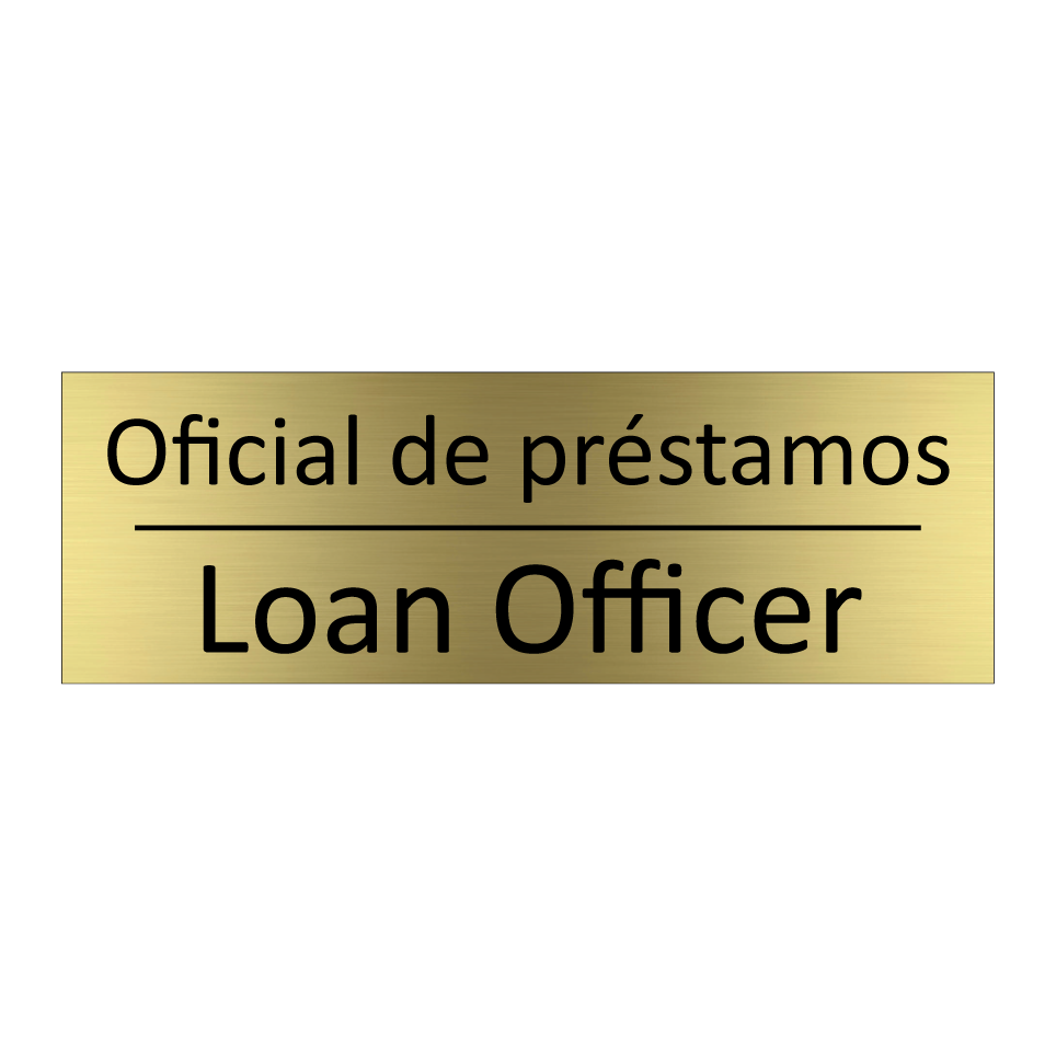 Oficial de préstamos - Loan Officer