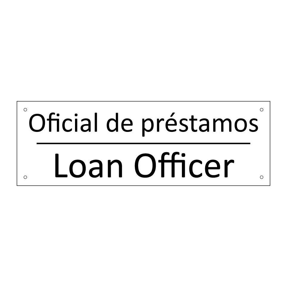 Oficial de préstamos - Loan Officer
