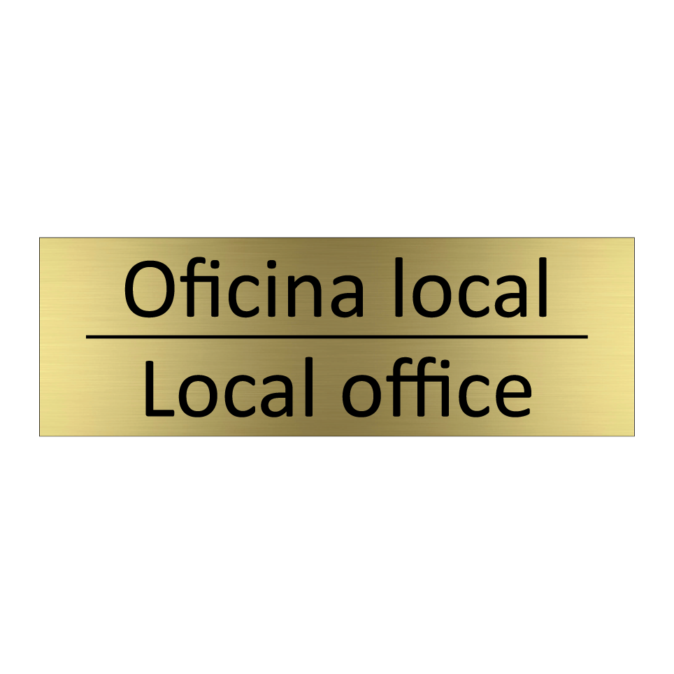 Oficina local - Local office