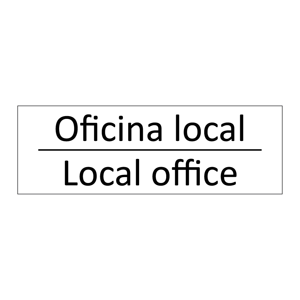 Oficina local - Local office
