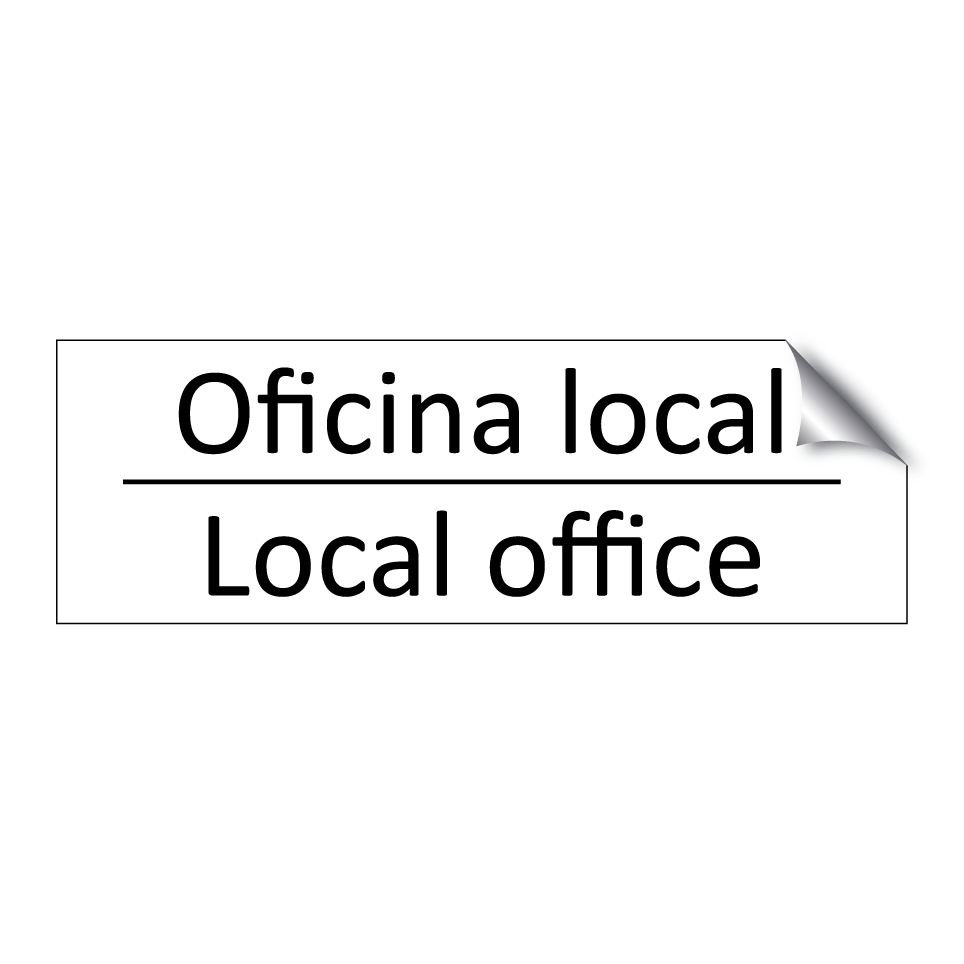 Oficina local - Local office
