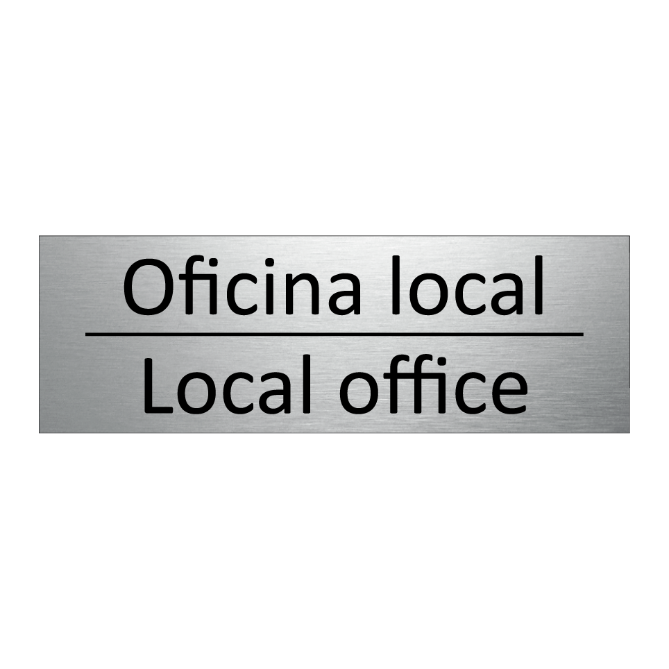 Oficina local - Local office