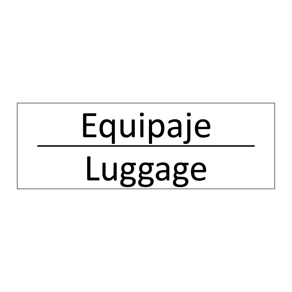 Equipaje - Luggage