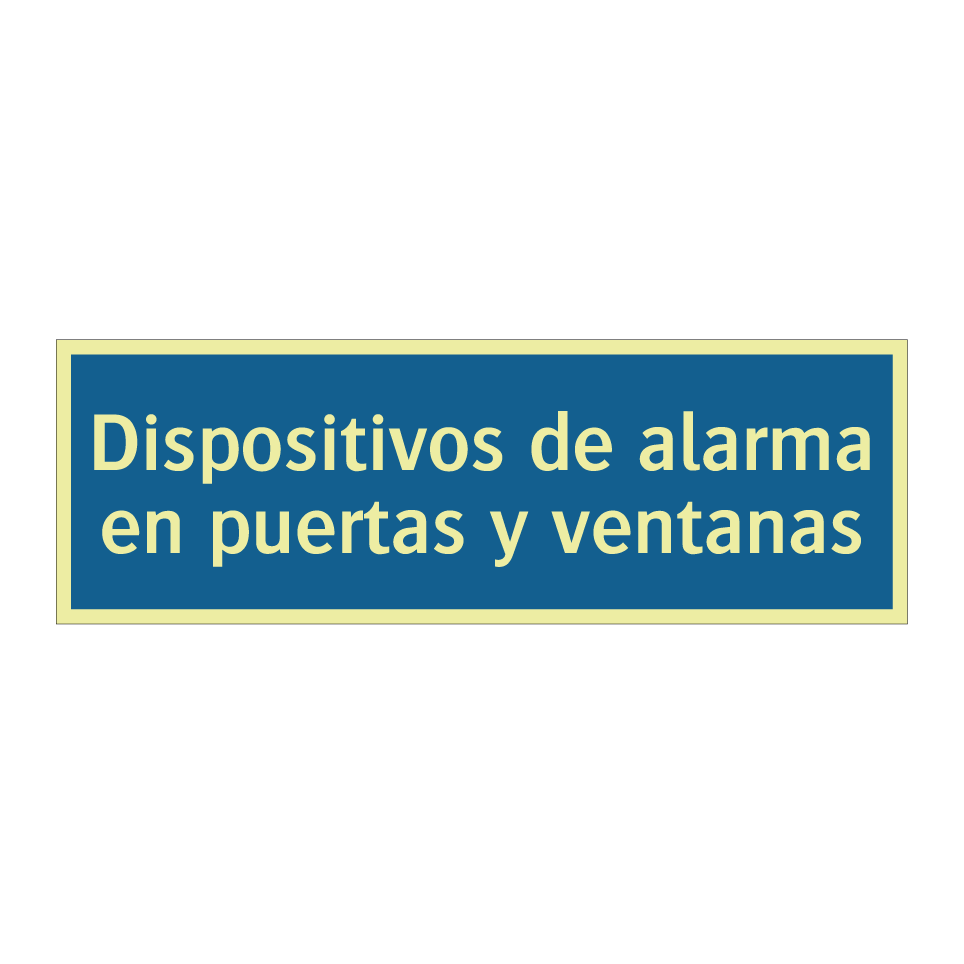 Dispositivos de alarma en puertas y ventanas