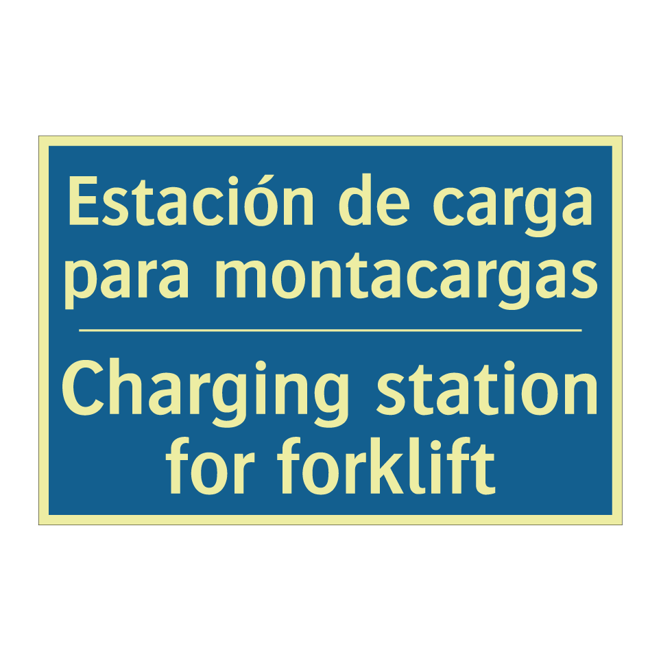 Estación de carga para montacargas /.../ - Charging station for forklift