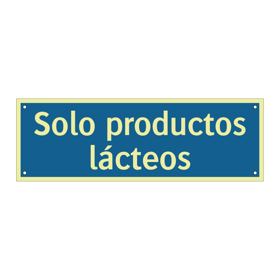 Solo productos lácteos
