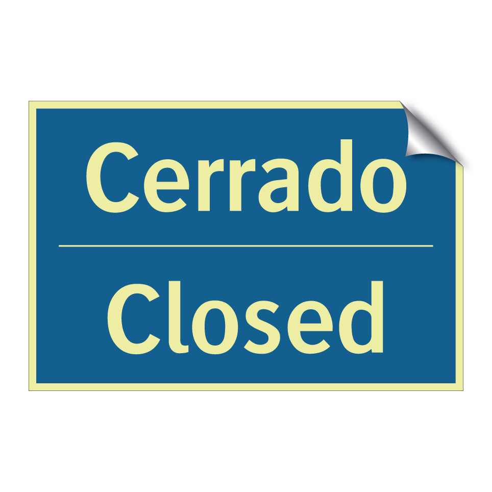 Cerrado - Closed