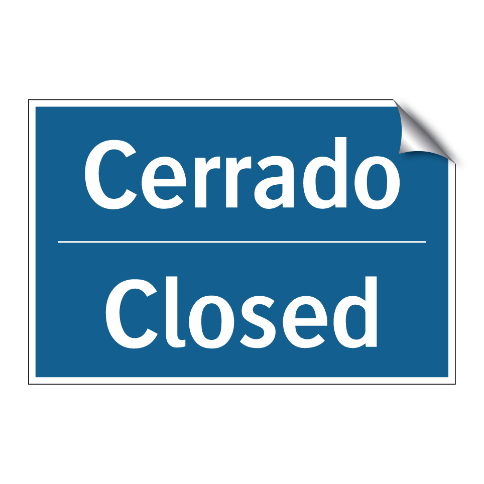 Cerrado - Closed