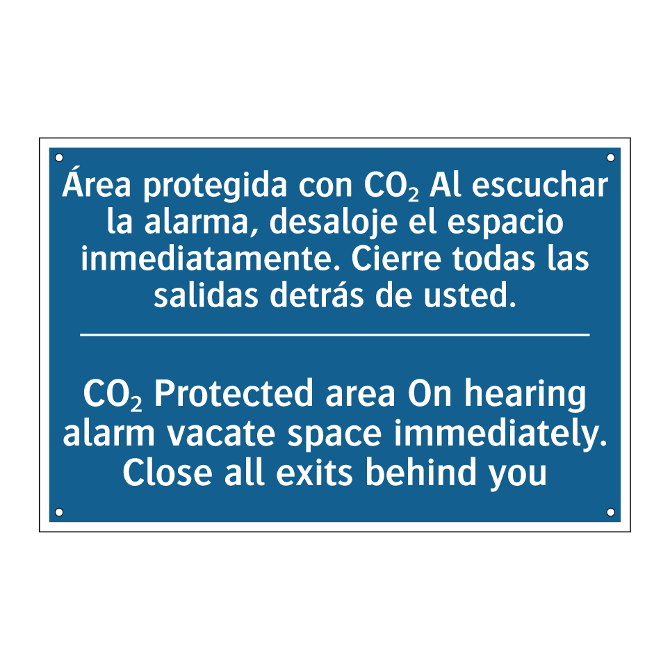 Área protegida con CO₂ Al escuchar  /.../ - CO₂ Protected area On hearing  /.../