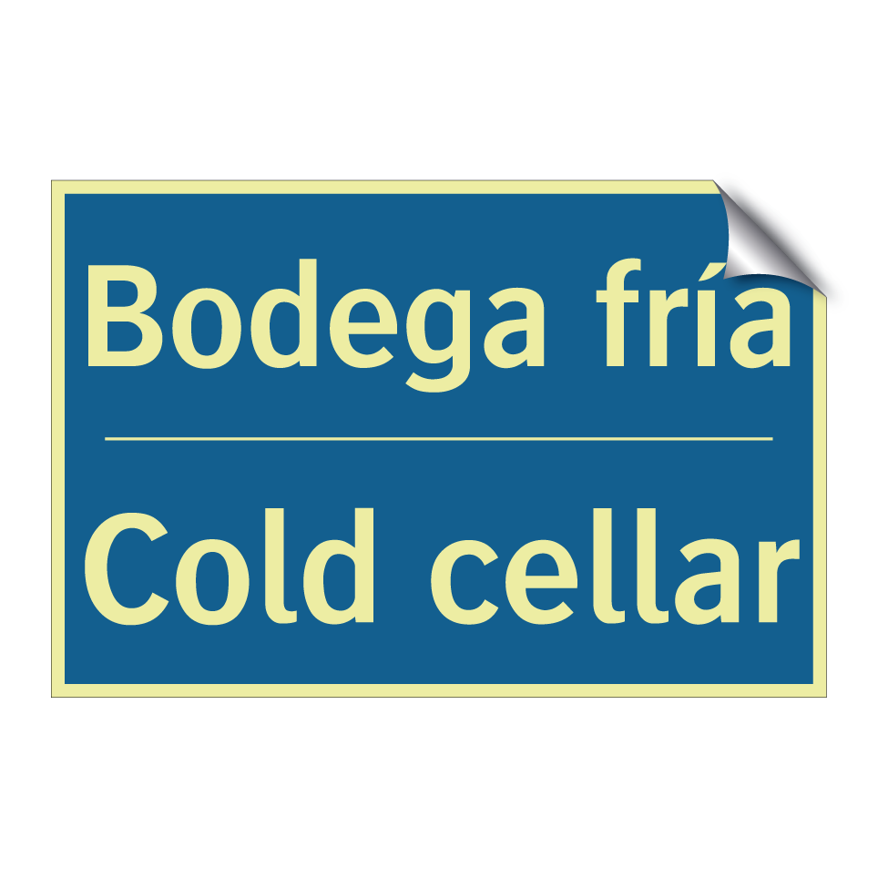 Bodega fría - Cold cellar