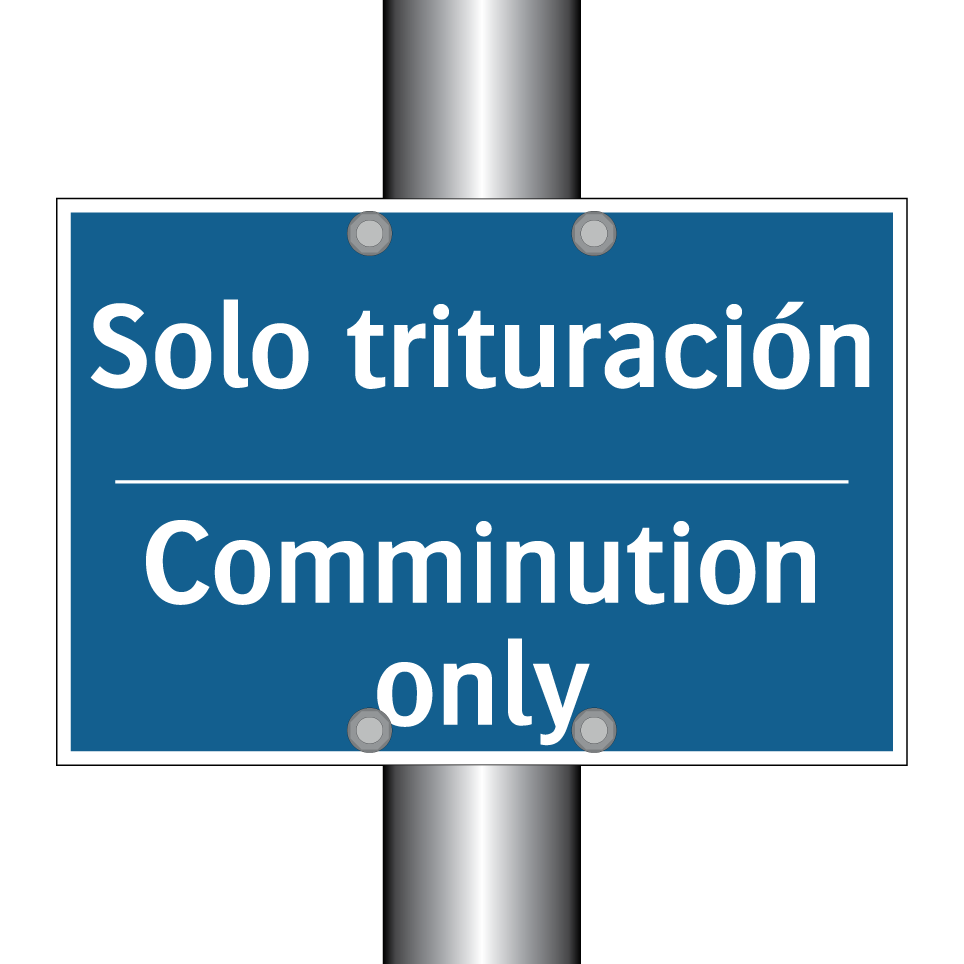 Solo trituración - Comminution only