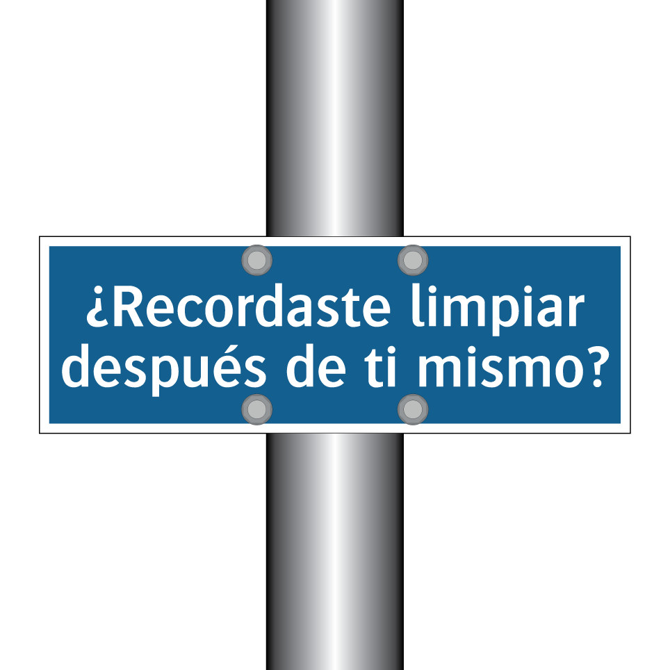 ¿Recordaste limpiar después de ti mismo?
