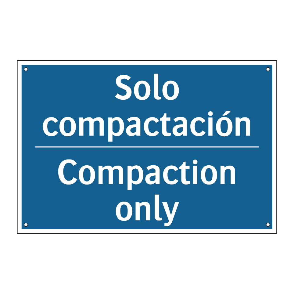 Solo compactación - Compaction only