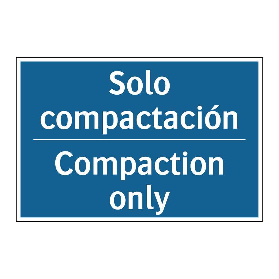 Solo compactación - Compaction only