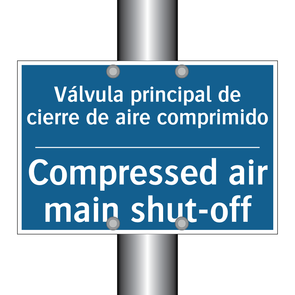 Válvula principal de cierre de  /.../ - Compressed air main shut-off