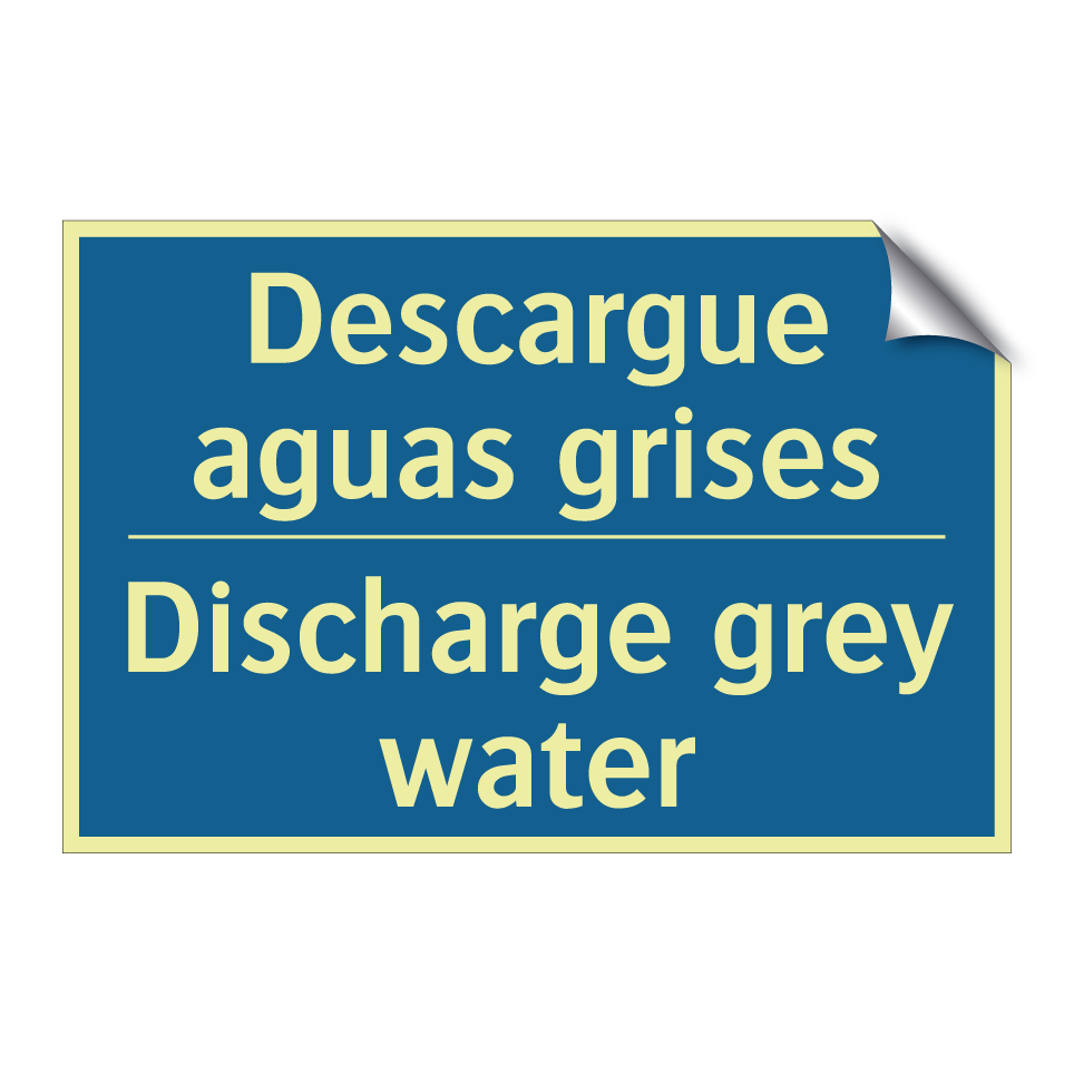 Descargue aguas grises - Discharge grey water