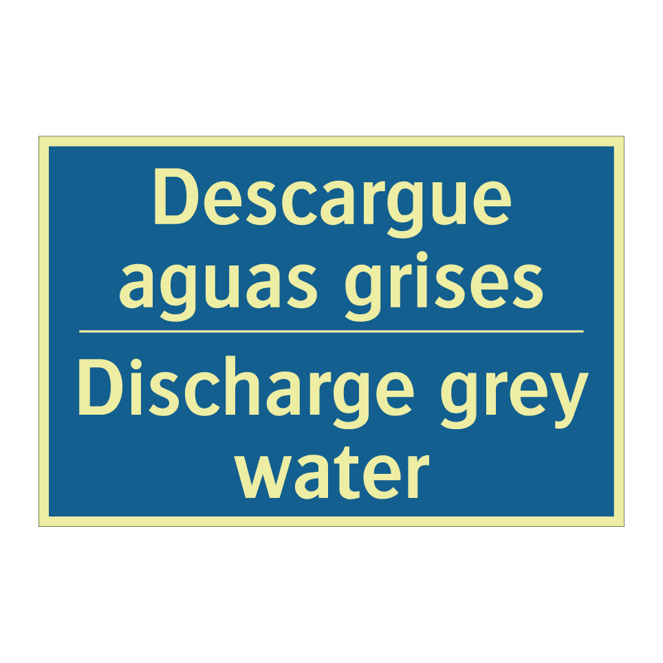 Descargue aguas grises - Discharge grey water