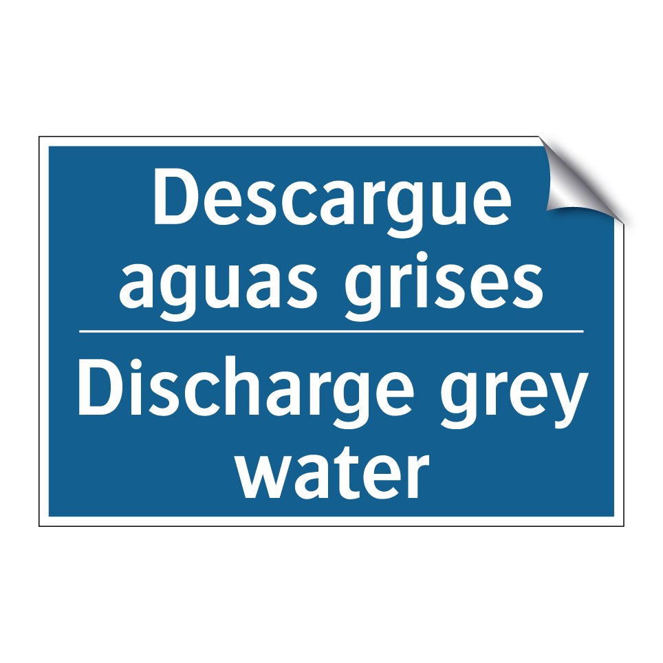 Descargue aguas grises - Discharge grey water