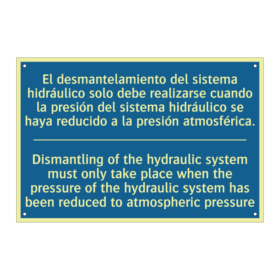 El desmantelamiento del sistema  /.../ - Dismantling of the hydraulic system  /.../