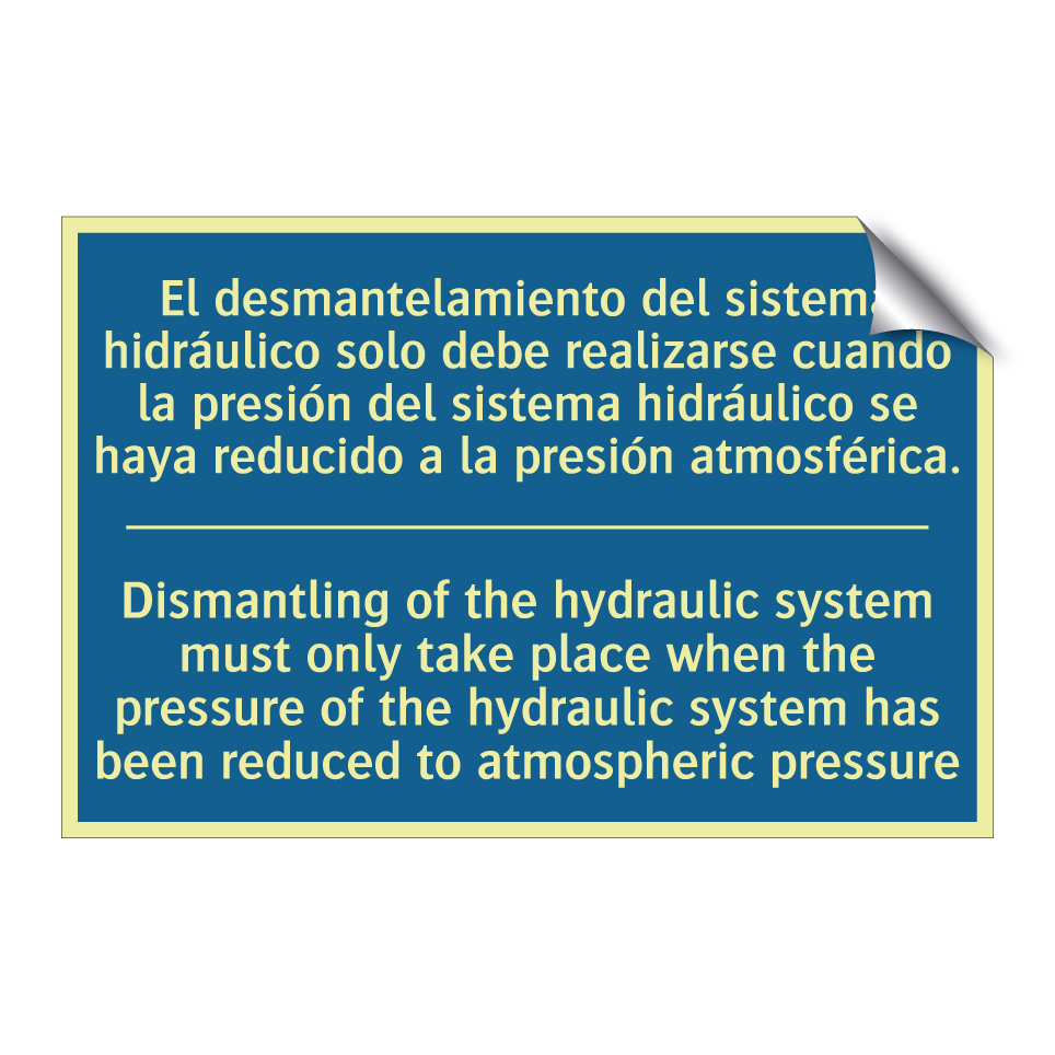 El desmantelamiento del sistema  /.../ - Dismantling of the hydraulic system  /.../