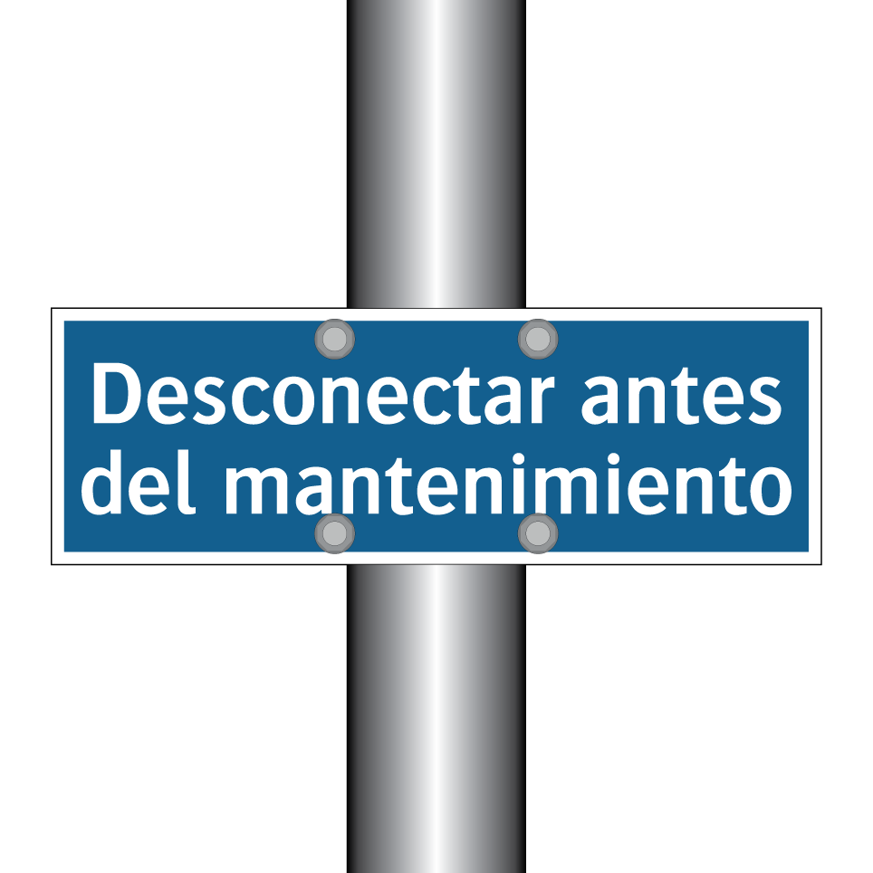 Desconectar antes del mantenimiento