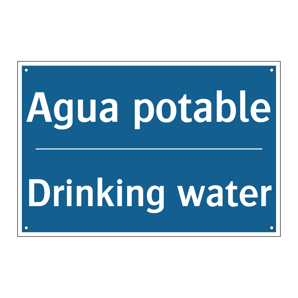Agua potable - Drinking water