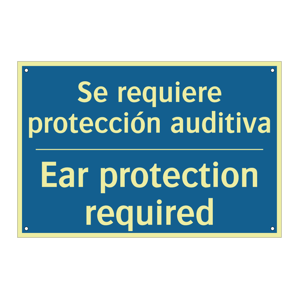 Se requiere protección auditiva /.../ - Ear protection required