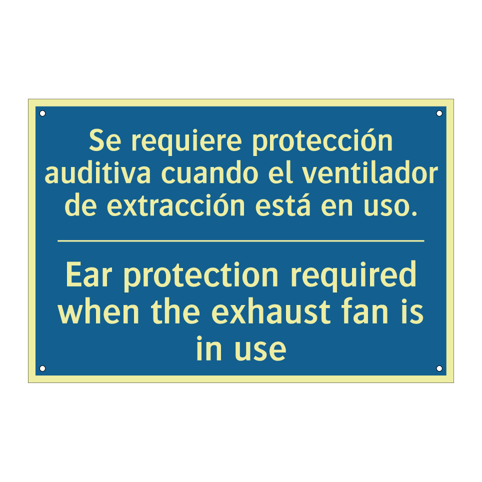 Se requiere protección auditiva  /.../ - Ear protection required when the  /.../