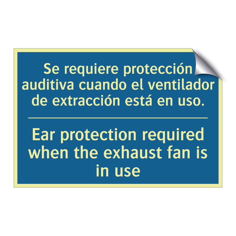 Se requiere protección auditiva  /.../ - Ear protection required when the  /.../