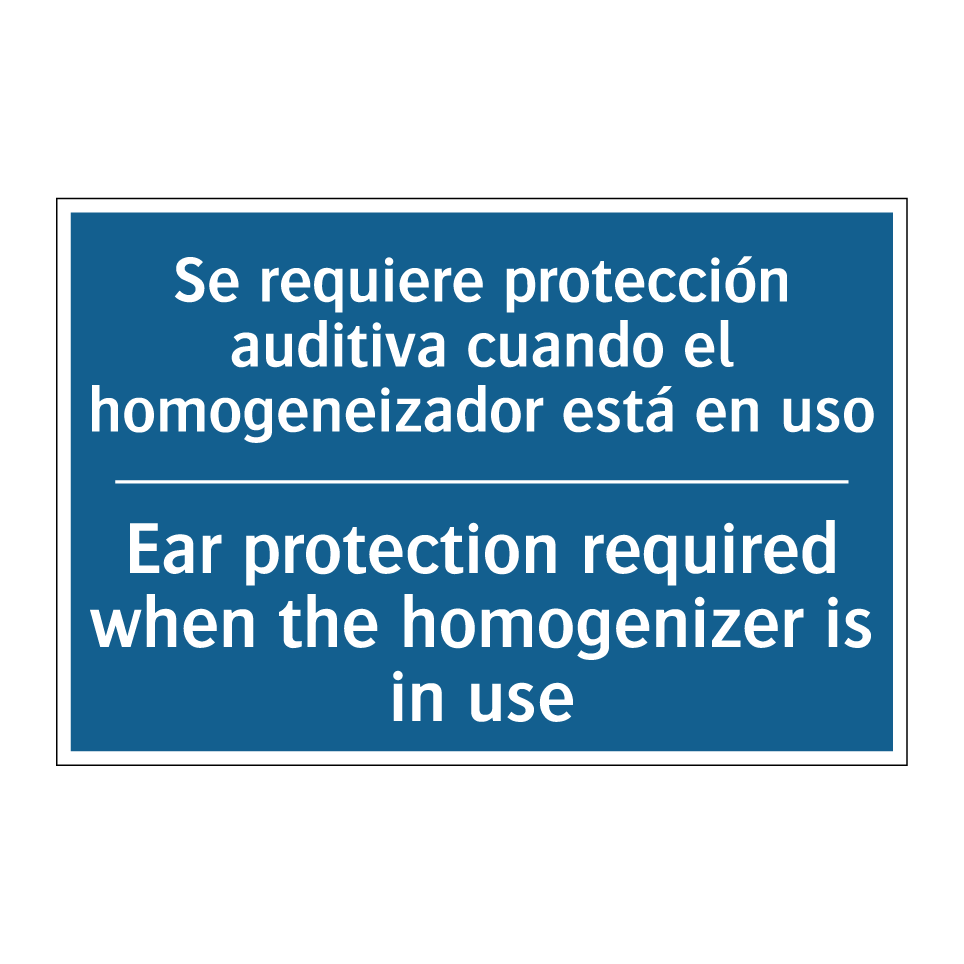 Se requiere protección auditiva  /.../ - Ear protection required when the  /.../